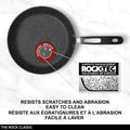 Starfrit The Rock 20cm (8") Non-Stick Fry Pan - Durable Forged Aluminum - Oven Safe - PFOA Free - Easy to Clean - Black 🍁 All In One Marketplace Canada