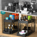 2-PACK Under Sink Organizers and Storage with Sliding Drawer, 2-Tier Bathroom Under Sink Shelf Rack,Multi-Functional Cabinet Storage Space Saver For Kitchen/Bathroom/Bedroom/Office. 🍁 All In One Marketplace Canada