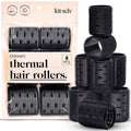 Kitsch Ceramic Thermal Hair Rollers for Women – Self Grip Hair Curlers for Heatless Curls Overnight - Volumizing Large Rollers for Short & Long Hair - For Long Lasting Frizz-Free Curls - Black, 8pcs 🍁 All In One Marketplace Canada