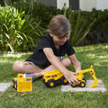 CAT Construction Toys, Mini Crew 3-Pack 7”, Push-Powered Yellow Construction Vehicle Toys, Includes Dump Truck, Wheel Loader, and Excavator for Kids and Toddlers Ages 2+ 🍁 All In One Marketplace Canada