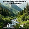 Tera Honeycomb Packing Paper Eco-friendly: 12"x200' Recyclable Cushioning Wrap for packaging Moving Supplies Shipping Boxes Gift Wrapping Paper Alternative to Bubble Wrap with 20 Fragile Sticker 🍁 All In One Marketplace Canada