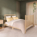 Dream On Me Synergy 5-in-1 Convertible Crib in Natural, Greenguard Gold Certified, BSA Certified, 3 Mattress Height Settings, Classic Nursery Furniture 🍁 All In One Marketplace Canada