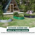 Land Guard Galvanized Raised Garden Bed Kit, Galvanized Planter Raised Garden Boxes Outdoor, Oval Large Metal Raised Garden Beds for Vegetables…… 🍁 All In One Marketplace Canada