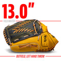 Franklin Sports Baseball and Softball Glove - Field Master - Baseball and Softball Mitt - Adult and Youth Glove - Outfield - Left Hand Throw - 13" 🍁 All In One Marketplace Canada