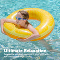 Sloosh 4 Pack Inflatable Pool Floats Pool Rings Swimming Tubes Swimming Toys Beach Swimming Party Toys for Kids and Adults 🍁 All In One Marketplace Canada