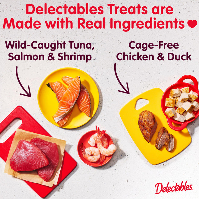 Hartz Delectables Stew Non Seafood Lickable Wet Cat Treats, Variety Flavour 24 Pack 🍁 All In One Marketplace Canada