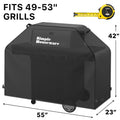 Simple Houseware 55-inch Heavy Duty BBQ Grill Cover, 600D Polyester Waterproof, Weather-Resistant 🍁 All In One Marketplace Canada