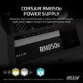 CORSAIR RM850e (2025) Fully Modular Low-Noise ATX Power Supply with 12V-2x6 Cable – ATX 3.1 & PCIe 5.1 Compliant, Cybenetics Gold Efficiency, 105°C-Rated Capacitors, Modern Standby Mode – Black 🍁 All In One Marketplace Canada