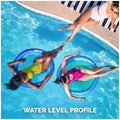 SwimWays Spring Float Premium Papasan Pool Lounger, Inflatable Pool Floats Adult with Fast Inflation for Ages 15 & Up, Sky Blue 🍁 All In One Marketplace Canada