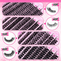 wiwoseo Cluster Eyelash Extensions 560pcs Lash Clusters Wipsy Cluster Lashes D Curl Eyelashes Clusters Individual Lashes DIY Lash Extensions Cluster Eyelash Natural Look Eyelashes (8-16MM) 🍁 All In One Marketplace Canada