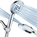 AquaCare High Pressure 8-Mode Handheld Shower Head - Anti-Clog Nozzles, Built-in Power Wash to Clean Tub, Tile & Pets, Extra Long 6 ft. Stainless Steel Hose, Wall & Overhead Brackets 🍁 All In One Marketplace Canada