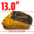 Franklin Sports Baseball and Softball Glove - Fieldmaster Adult + Youth Baseball Gloves - Men's + Women's Infield + Outfield Mitt - Right Hand Throw - 13" 🍁 All In One Marketplace Canada