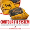 Franklin Sports Baseball and Softball Glove - Field Master - Baseball and Softball Mitt - Adult and Youth Glove - Outfield - Left Hand Throw - 13" 🍁 All In One Marketplace Canada