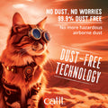 Catit Go Natural Pea Husk Clumping Cat Litter, Unscented, 5.6 kg, Dust Free & Lightweight Cat Litter, Easy to Scoop, Litiere Pour Chat 🍁 All In One Marketplace Canada