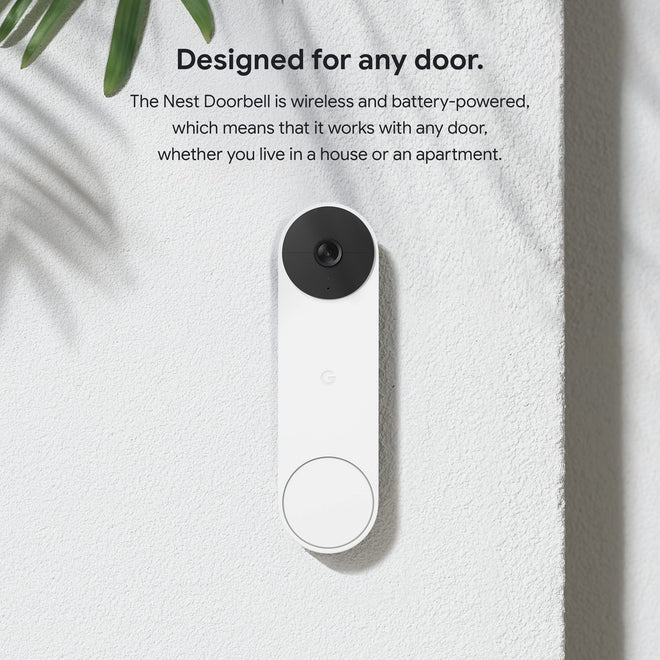 Google Nest Doorbell - Battery Powered Video Doorbell Camera - Snow 🍁 All In One Marketplace Canada