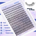 Natural Lash Clusters Wispy Cluster Eyelash Extensions 168pcs Individual Lashes 8-16mm C Curl DIY Lash Extension Natural Look Soft Thin Band Cluster Lashes by ALICE 🍁 All In One Marketplace Canada