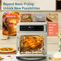 Cosori 11-in-1 Air Fryer Oven, 13Qt Small Footprint Airfryer combo with Rotisserie, Toast, Bake, Roast, Reheat Functions and more, Recipe Book & 6 Accessories Included, Perfect for Small Contertop 🍁 All In One Marketplace Canada