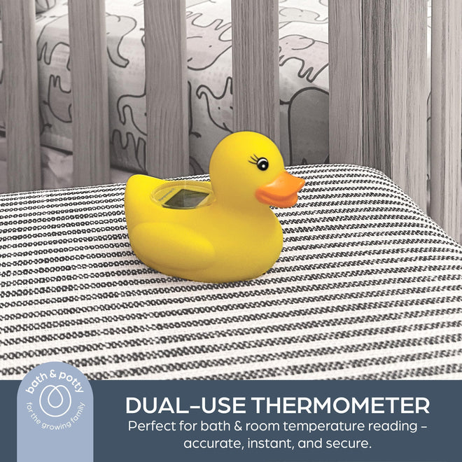 Dreambaby Duck Baby Bath Thermometer - Instant Read Digital Thermometer for Water and Room Temperature - Floating Baby Bath Toy - Newborn Must-Have 🍁 All In One Marketplace Canada