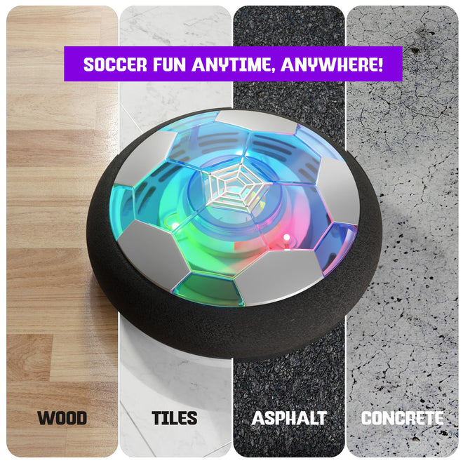 Ninja Blast Hover Soccer Ball for Kids - Boy Birthday Gifts - Indoor Toy Games Gift for Boys Age 6, 7, 8, 9, 10, 11, 12 Year Old - Light-Up Toys Game for Kid - 6-8, 8-12 - Gifts for 8 Year Old Boy 🍁 All In One Marketplace Canada