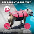 Outward Hound Granby Splash Dog Life Jacket with Handle, Reflective Floating Vest for Swimming & Boating, Maximum Buoyancy, All Skill Levels, Small Dogs & Puppies (16–20" Girth), Pink, Small 🍁 All In One Marketplace Canada