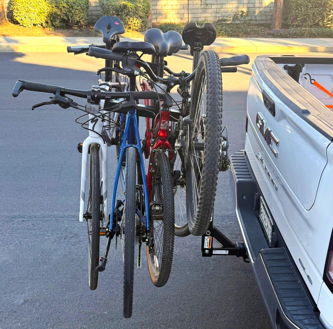 MaxxHaul (70210) 4-Bike Deluxe Hitch Mount Rack , Black 🍁 All In One Marketplace Canada