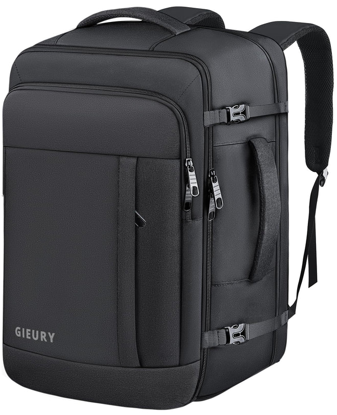 Carry On Backpack, 50L Travel Backpack, Luggage Backpack TSA Flight Approved Laptop Backpack for Men & Women, Large Expandable Backpack 40L Daypack Lightweight Business Weekender Bag, Black 🍁 All In One Marketplace Canada