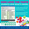 CANADIAN NUTRAMIN Children's Daily Vegan Multivitamin Gummies Vitamin C, D2 & Zinc for Immunity, Plant-Based, Sugar-Free, Nut-Free, Gluten-Free with Biotin, Vitamin A, B, B6, B12 +More 90 Ct (45 Day Supply) 🍁 All In One Marketplace Canada
