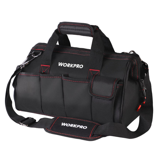 WORKPRO Close Top Wide Mouth Tool Bag Storage Organizer Close Tote, 14" 🍁 All In One Marketplace Canada