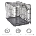 MidWest Homes for Pets 36-Inch New World Crate for Medium-Large Breeds, 41-70 lbs, Single Door Folding Dog Crate, Leak-Proof Tray & Secure Latch, Portable, Durable & Easy to Assemble 🍁 All In One Marketplace Canada