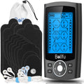 Belifu Dual Channel TENS EMS Unit with 12 Pads, 24 Modes Muscle Stimulator, Electronic Pulse Massager Muscle Massager for Pain Relief Therapy, Fastening Cable Ties, Dust-Proof Drawstring Storage Bag 🍁 All In One Marketplace Canada
