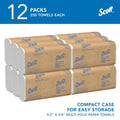Scott Professional Universal Multifold Paper Towels, Bulk (03650), Absorbency Pockets, 9.2"x9.4", Compressed, Compact (250 Sheets/Pack, 12 Packs/Case, 3,000 Sheet Total) 🍁 All In One Marketplace Canada