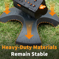 Diivoo Mini Turbo Oscillating Sprinkler, Garden Sprinkler with Large Base, Water Sprinkler for Yard, Adjustable Width, Range and Flow Rate, 16 Nozzles, Grey 🍁 All In One Marketplace Canada