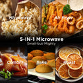 BLACK+DECKER 0.9 Cu.ft Microwave Oven Air Fryer Combo, 900W 5-in-1 🍁 All In One Marketplace Canada