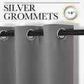 NICETOWN Blackout Curtains 2 Panels for Bedroom- Thermal Insulated Grommet Blackout Curtains 63 Inches Long for Living Room/Kitchen Rideaux occultants (2 Panels, W42 x L63 -Inch,Grey) 🍁 All In One Marketplace Canada