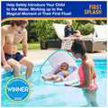 Swimways Infant Spring Float, Baby Pool Float with Canopy & UPF Protection, Swimming Pool Accessories for Kids 3-9 Months, Mermaid 🍁 All In One Marketplace Canada