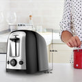 BLACK+DECKER 2-Slice Extra Wide Slot Toaster, Classic Oval, Black with Stainless Steel Accents, TR1278B 🍁 All In One Marketplace Canada