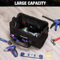 WORKPRO Close Top Wide Mouth Tool Bag Storage Organizer Close Tote, 14" 🍁 All In One Marketplace Canada