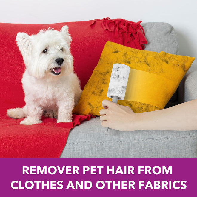 Lint Rollers for Pet Hair Extra Sticky, 1110 Sheets Mega Value Set Lint Roller with 5 Upgraded Handles, 10 Rollers Portable Pet Lint Remover for Clothes, Furniture, Carpet, Dog & Cat Hair Removal 🍁 All In One Marketplace Canada