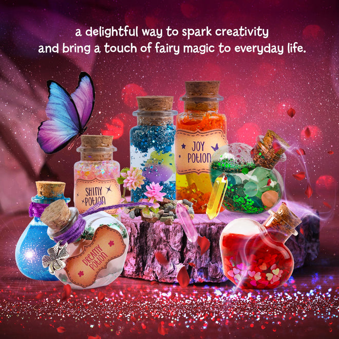 Dan&Darci Magic Fairy Potion Kit for Boys - Birthday Gifts for Girls - Gift Ideas for Girls Ages 6, 7, 8, 9, 10 - Toys 8-10, 7-8 - Arts & Crafts for Boys 6-8 🍁 All In One Marketplace Canada