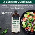Viva Naturals MCT Oil Organic for Keto Coffee, Smoothies and Salad Dressings - Made from Organic Coconuts - Gluten Free, Dairy Free, Vegan, Keto & Paleo Certified - (946 mL, 32 fl oz) 🍁 All In One Marketplace Canada