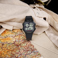 Casio Men's Classic Japanese-Quartz Watch with Resin Strap, Black, 21 (Model: AE1200WH-1A) 🍁 All In One Marketplace Canada