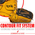 Franklin Sports Baseball and Softball Glove - Fieldmaster Adult + Youth Baseball Gloves - Men's + Women's Infield + Outfield Mitt - Right Hand Throw - 13" 🍁 All In One Marketplace Canada