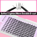 VEYESBEAUTY Lash Clusters Eyelashes Cluster Lashes Extensions Newbie's Five-Second Layered Eyelash Clusters False Eyelashes Wispy Mixed Length Fluffy(Manga, 8-16mm) 🍁 All In One Marketplace Canada