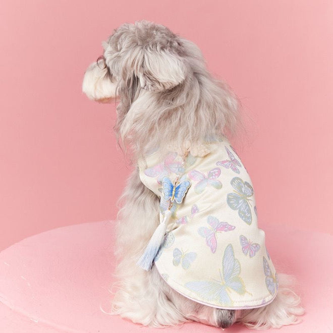 Butterfly Dog Kimono Dress | Dog Dress for Special Occasions