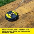Karcher Universal 15" Pressure Washer Surface Cleaner Attachment, Power Washer Accessory - 1/4" Quick-Connect, 3200 PSI 🍁 All In One Marketplace Canada