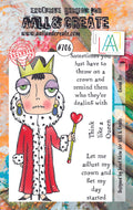 AALL and Create - A7 Clear Stamp Set - Queen Dee