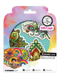 ABM Cling Rubber Stamp Ornament Trio Art by Marlene 3 Pieces
