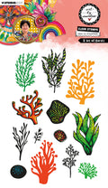 ABM Clear Stamp A Lot Of Corals Art By Marlene 148x210x3mm 13 Pieces