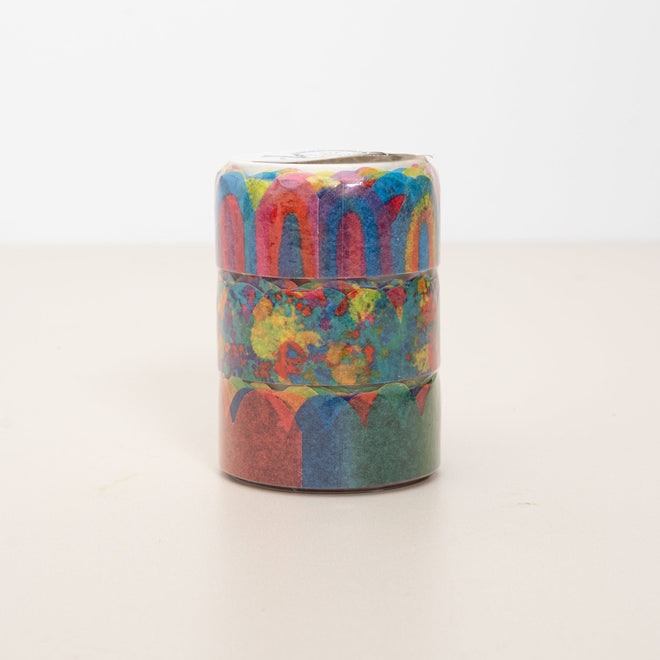 ABM Washi Tape Multicolor Art By Marlene 3 Pieces