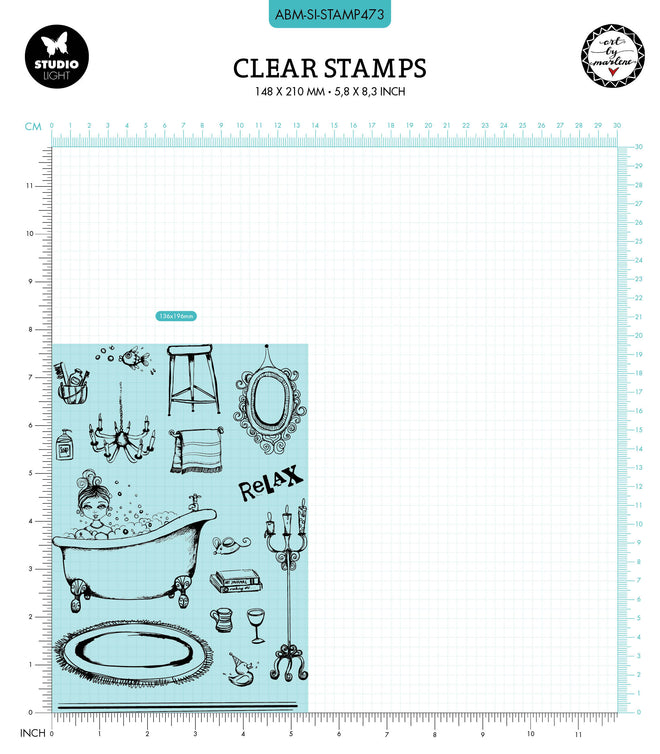 ABM Clear Stamp Mindfulness Signature Collection 265x153x1mm 17 PC nr.473
